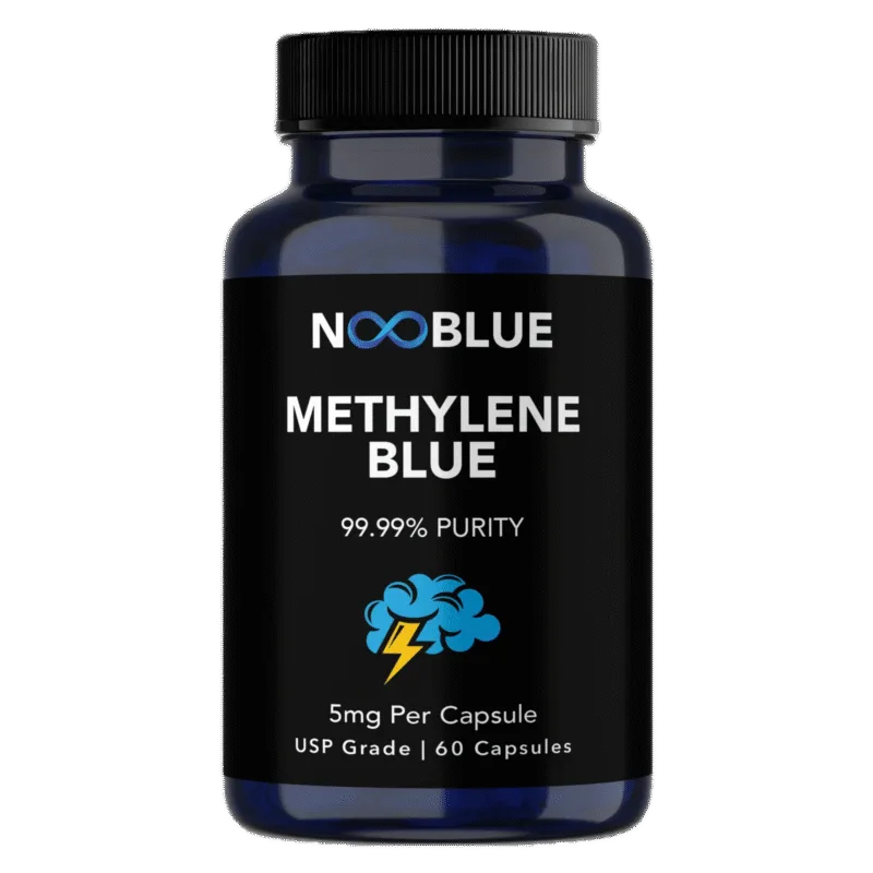 Ultimate Methylene Blue Capsules 60x5mg - NooBlue Premium Methylene Blue