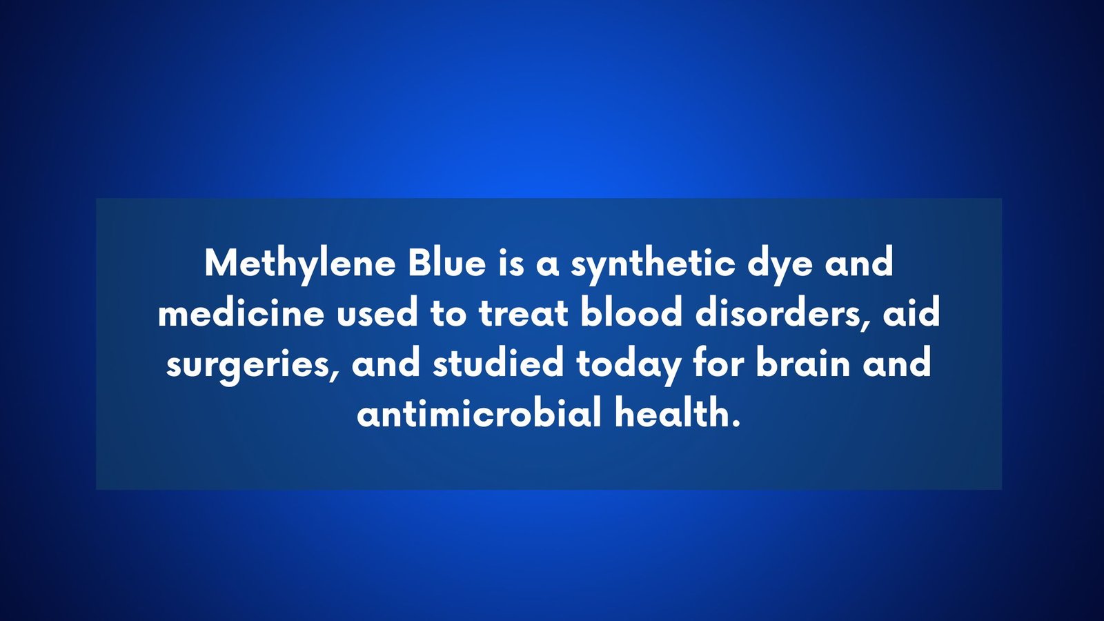 Methylene Blue Defination