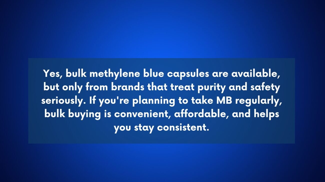 Is Bulk Methylene Blue Available to Buy