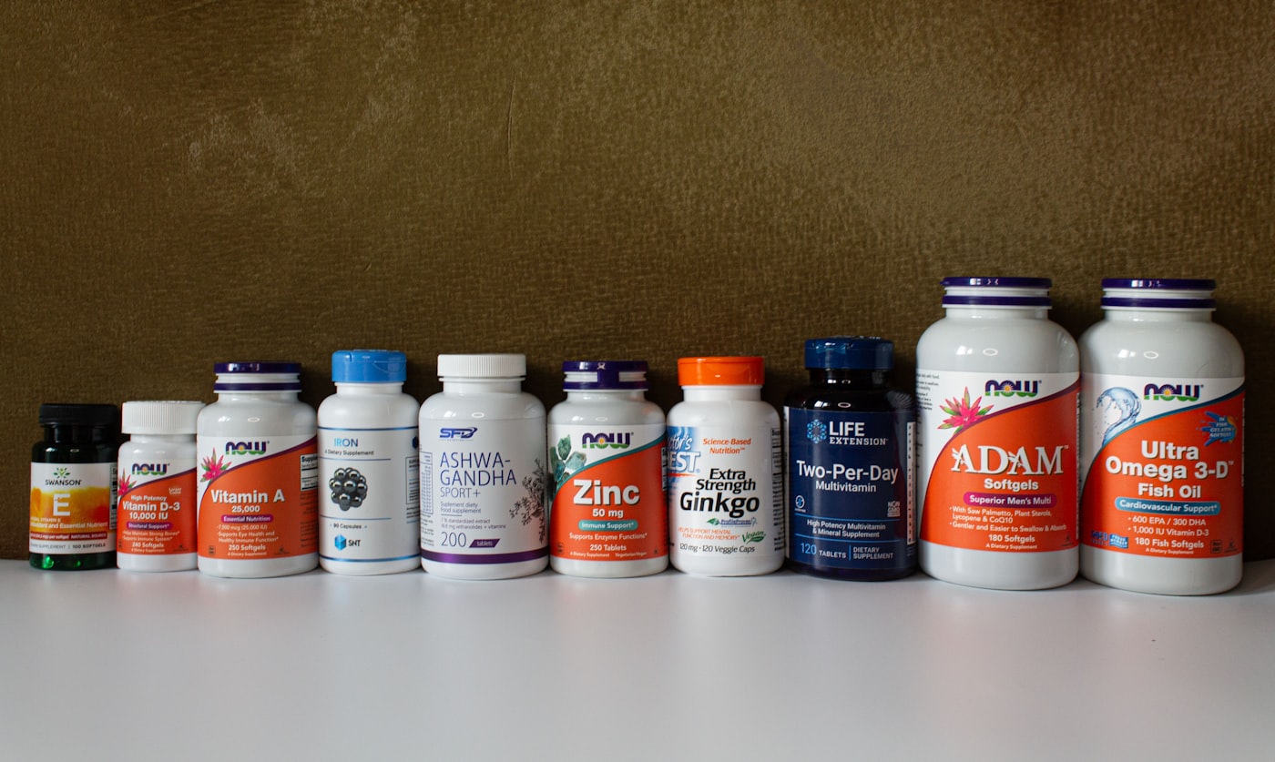 A row of supplement bottles representing the top methylene blue brands compared in 2026